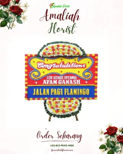 Bunga Papan Congratulation di Duri Pulo
